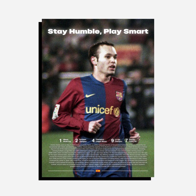 Andrés Iniesta - Frameless
